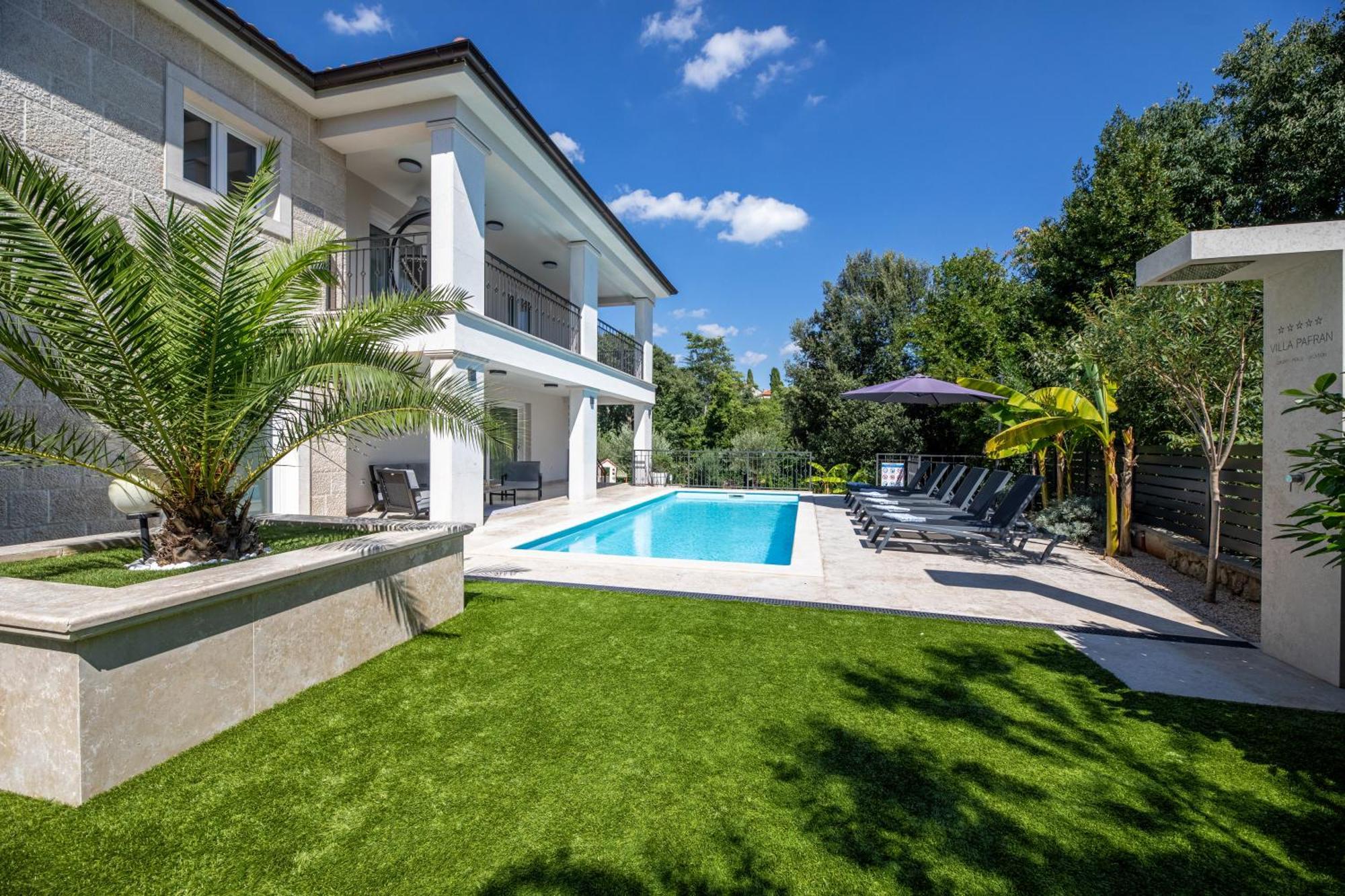 Villa Pafran With Heated Pool Krk Кърк Екстериор снимка